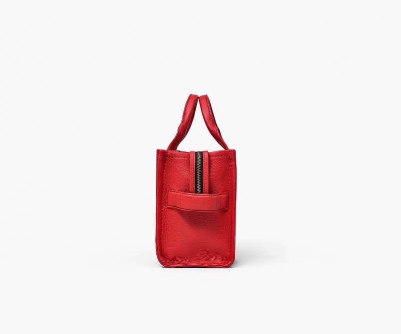 Marc Jacobs The Leather Small Tote Bags Red | Australia_MJ91012