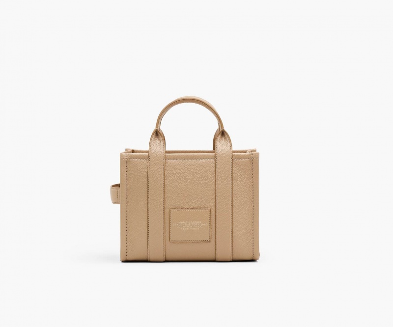 Marc Jacobs The Leather Small Tote Bags Brown | Australia_MJ55813