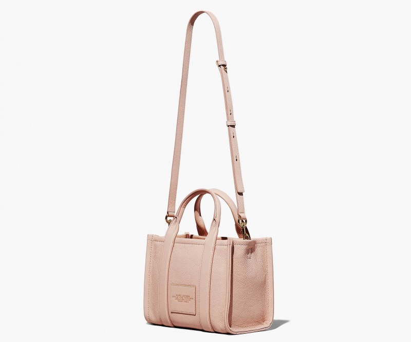 Marc Jacobs The Leather Small Tote Bags Rose | Australia_MJ89082