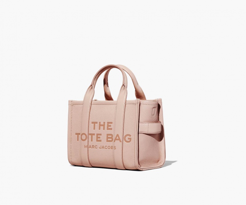 Marc Jacobs The Leather Small Tote Bags Rose | Australia_MJ89082