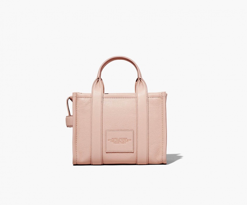 Marc Jacobs The Leather Small Tote Bags Rose | Australia_MJ89082