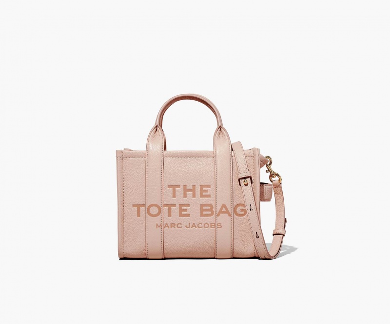 Marc Jacobs The Leather Small Tote Bags Rose | Australia_MJ89082