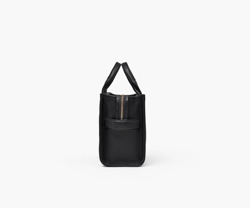 Marc Jacobs The Leather Small Tote Bags Black | Australia_MJ53510