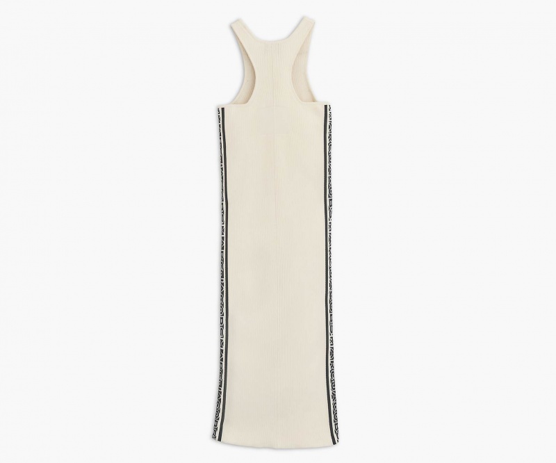 Marc Jacobs The Logo Racer Dress White / Black | Australia_MJ53877