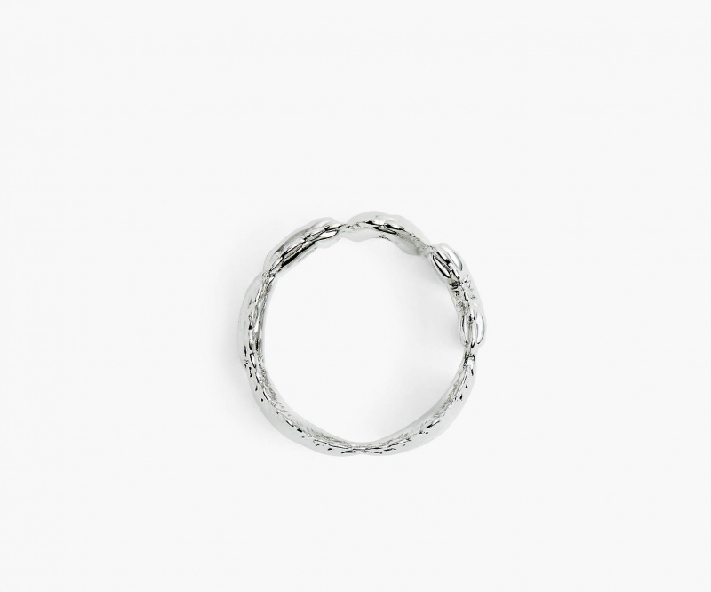 Marc Jacobs The Marc Balloon Rings Silver | Australia_MJ61917