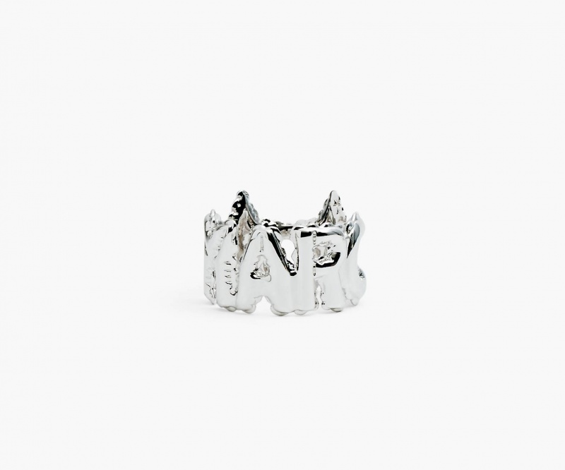 Marc Jacobs The Marc Balloon Rings Silver | Australia_MJ61917