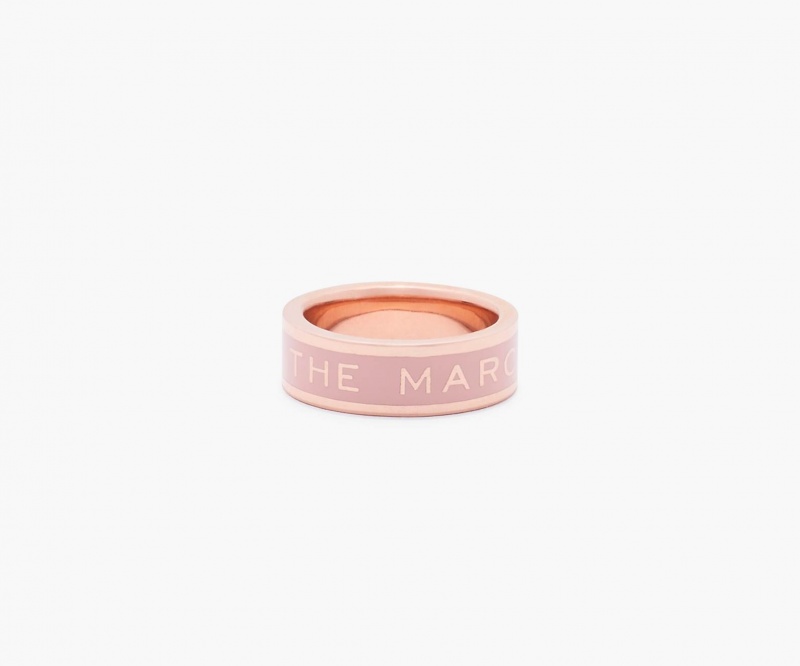 Marc Jacobs The Medallion Rings Brown / Rose Gold | Australia_MJ32716