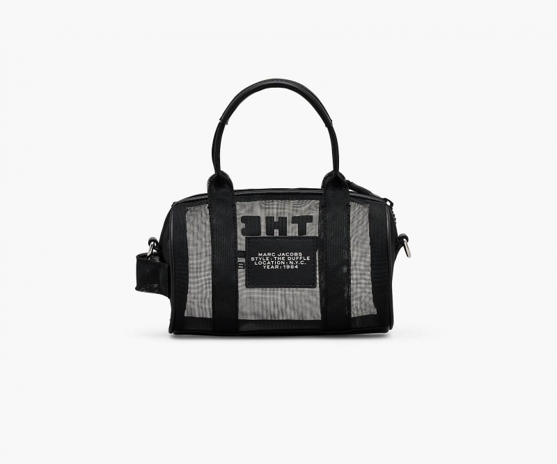 Marc Jacobs The Mesh Mini Duffle Crossbody Bags Black | Australia_MJ69376