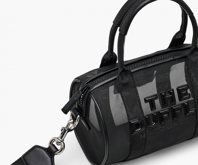 Marc Jacobs The Mesh Mini Duffle Crossbody Bags Black | Australia_MJ69376