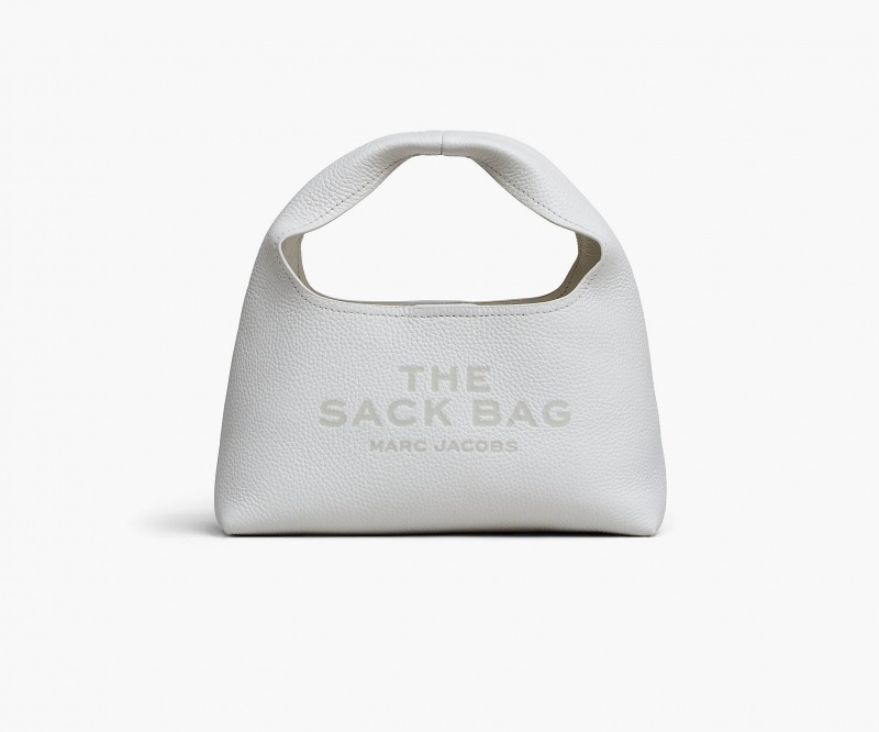 Marc Jacobs The Mini Sack Handbag White | Australia_MJ66677