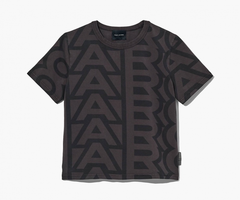 Marc Jacobs The Monogram Baby T Shirts Black / Grey | Australia_MJ38669