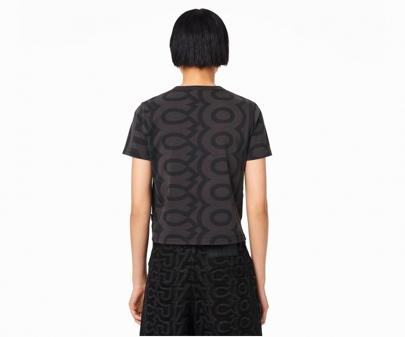 Marc Jacobs The Monogram Baby T Shirts Black / Grey | Australia_MJ38669