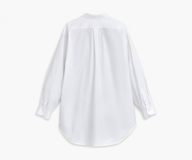 Marc Jacobs The Monogram Big Shirt Tops White | Australia_MJ58194