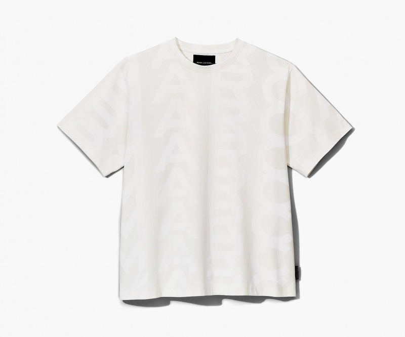 Marc Jacobs The Monogram Big T Shirts White | Australia_MJ15017