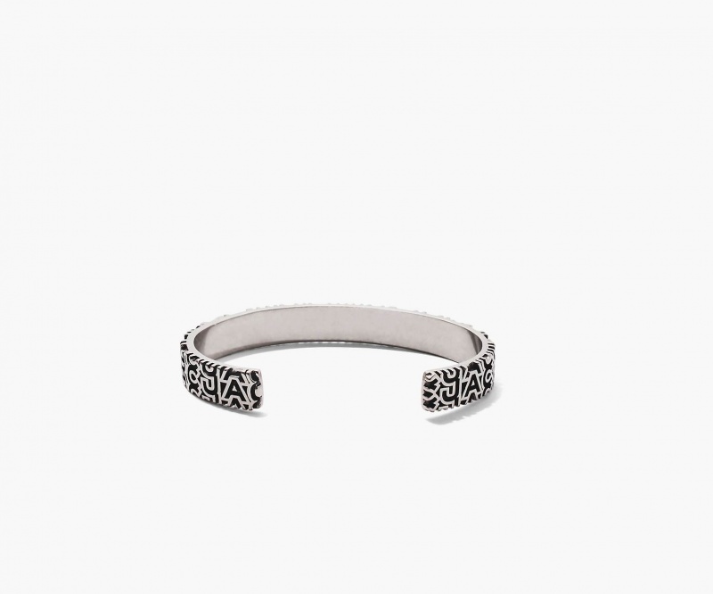 Marc Jacobs The Monogram Engraved Bracelets Silver | Australia_MJ10840