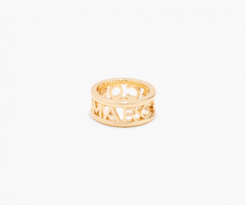 Marc Jacobs The Monogram Rings Gold | Australia_MJ66281