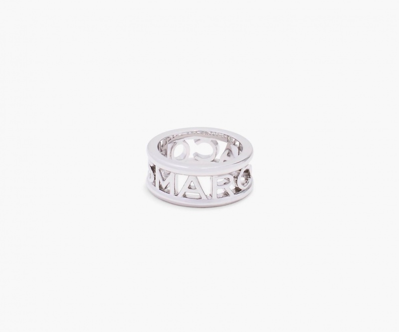 Marc Jacobs The Monogram Rings Silver | Australia_MJ27788