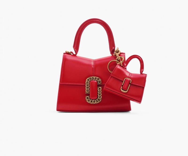 Marc Jacobs The Nano St. Marc Top Handle Charms Red | Australia_MJ86229