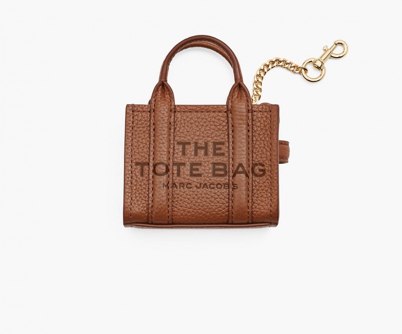 Marc Jacobs The Nano Tote Bag Charms Brown | Australia_MJ16475