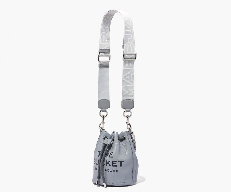 Marc Jacobs The Outline Logo Webbing Bag Strap Grey Multicolor | Australia_MJ31344