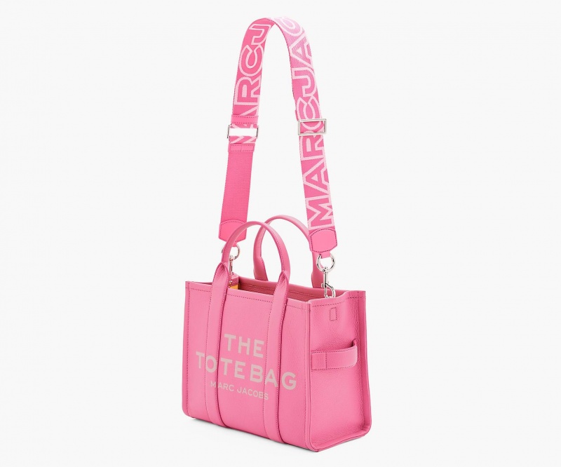 Marc Jacobs The Outline Logo Webbing Bag Strap Pink | Australia_MJ46069