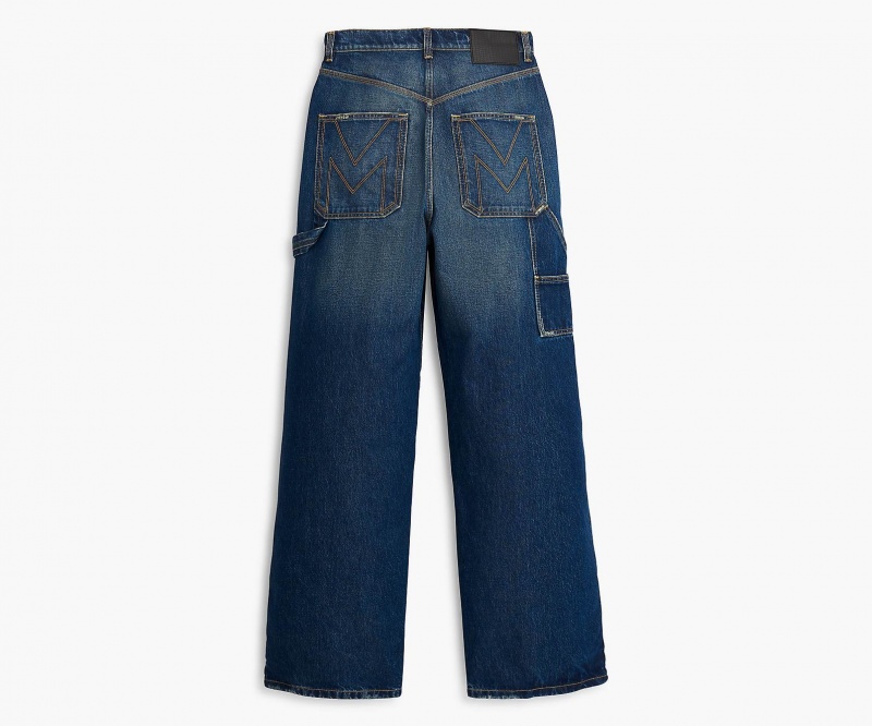 Marc Jacobs The Oversized Jeans Bottoms Indigo | Australia_MJ62636