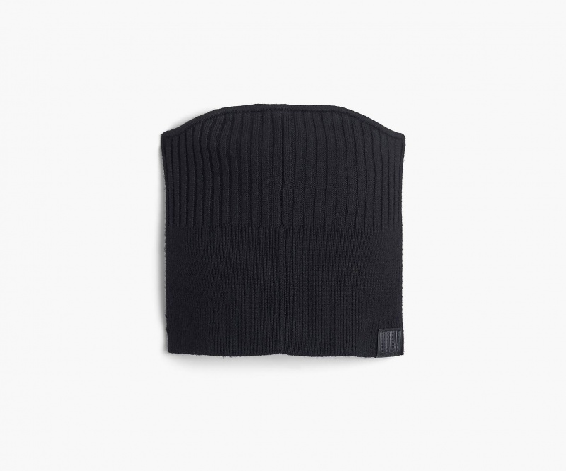 Marc Jacobs The Ribbed Knit Tube Top Tops Black | Australia_MJ72838