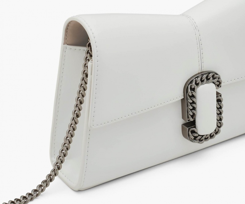 Marc Jacobs The St. Marc Chain Crossbody Bags White | Australia_MJ28017