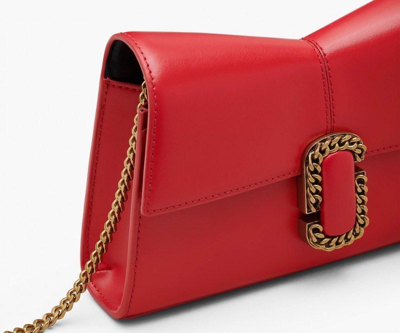 Marc Jacobs The St. Marc Chain Wallet Mini Bags Red | Australia_MJ19354