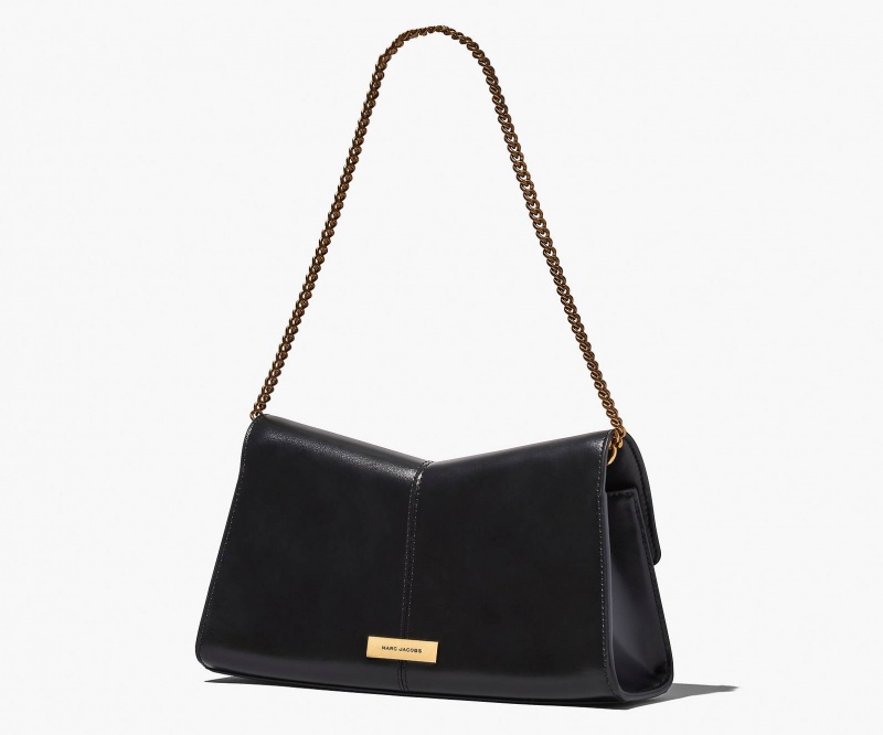 Marc Jacobs The St. Marc Convertible Clutch Shoulder Bags Black | Australia_MJ48261