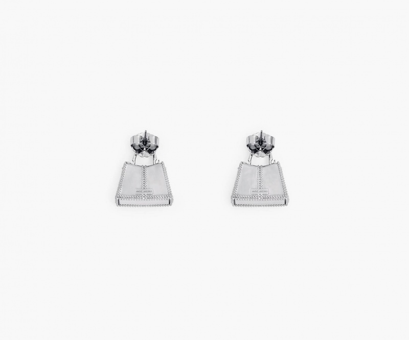 Marc Jacobs The St. Marc Earrings Light Silver | Australia_MJ31699