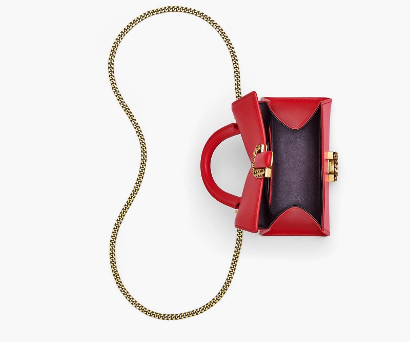 Marc Jacobs The St. Marc Mini Top Handbag Red | Australia_MJ42774