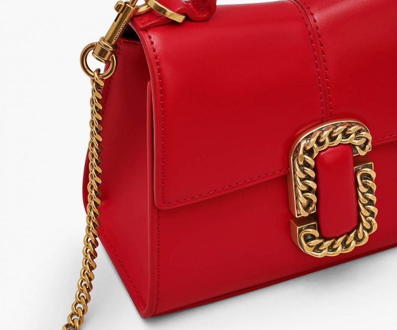 Marc Jacobs The St. Marc Mini Top Handbag Red | Australia_MJ42774