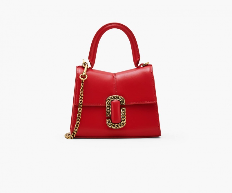 Marc Jacobs The St. Marc Mini Top Handbag Red | Australia_MJ42774