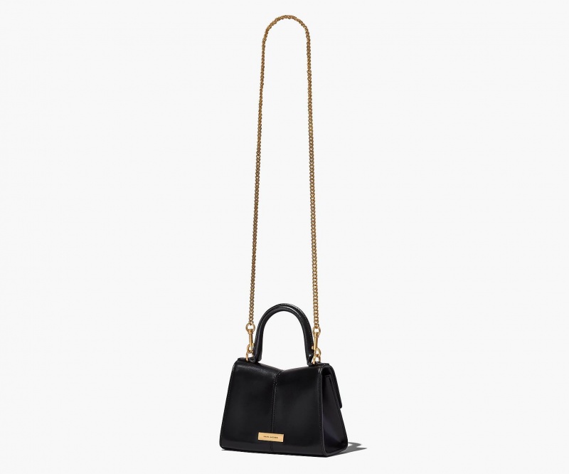 Marc Jacobs The St. Marc Mini Top Handbag Black | Australia_MJ35114