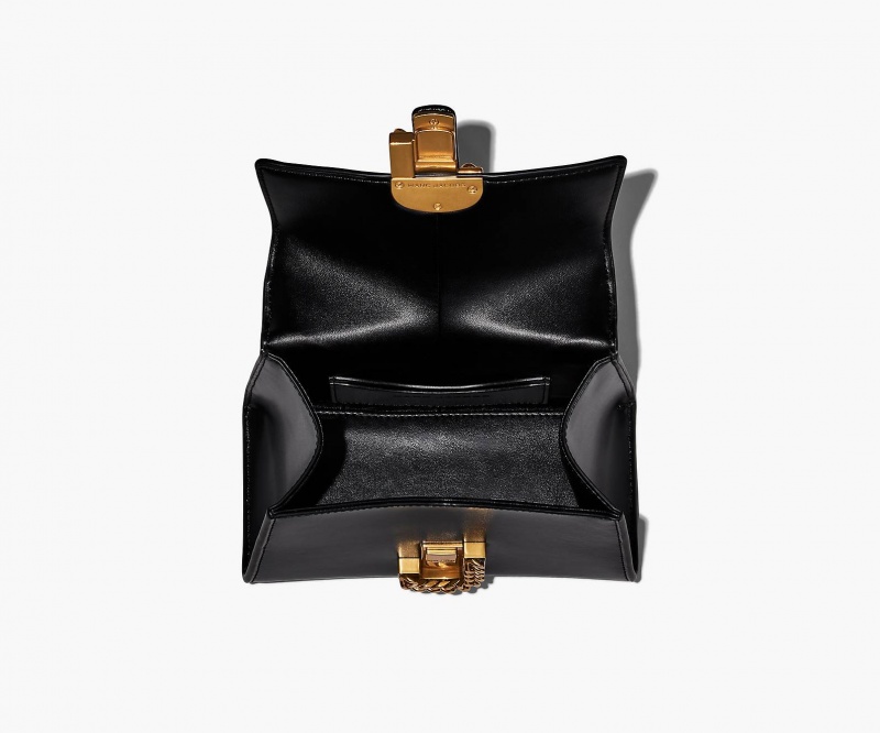 Marc Jacobs The St. Marc Mini Top Handbag Black | Australia_MJ35114