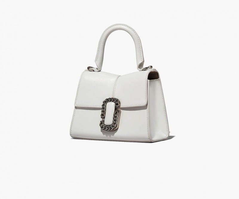 Marc Jacobs The St. Marc Mini Top Handle Mini Bags White | Australia_MJ58571