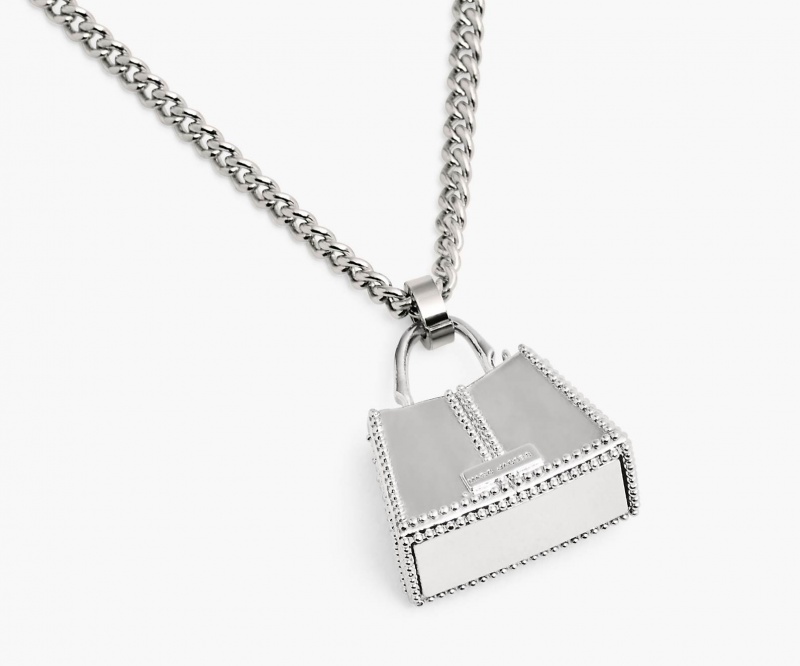 Marc Jacobs The St. Marc Necklaces Light Silver | Australia_MJ59925