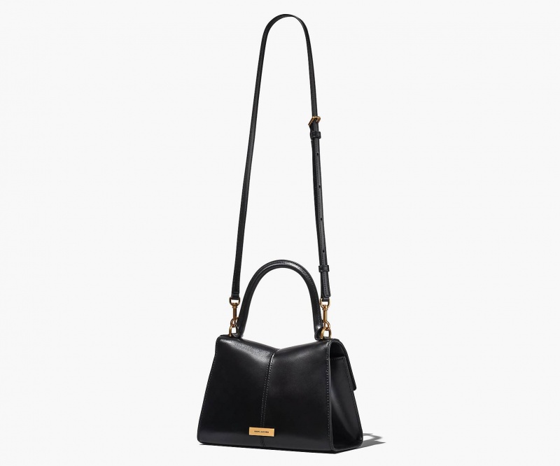 Marc Jacobs The St. Marc Top Handbag Black | Australia_MJ49256