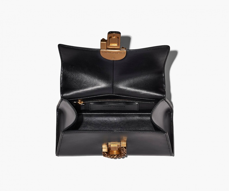 Marc Jacobs The St. Marc Top Handbag Black | Australia_MJ49256