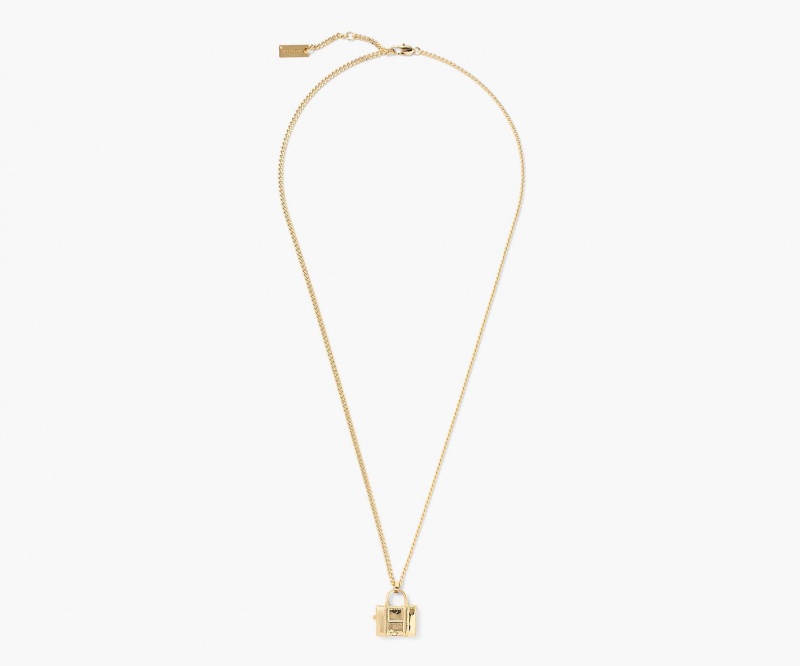 Marc Jacobs The Tote Bag Necklaces Light Gold | Australia_MJ66288