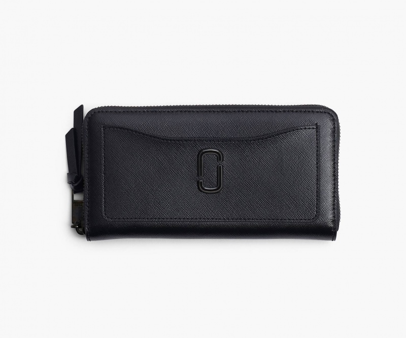 Marc Jacobs The Utility Snapshot Dtm Continental Wallets Black | Australia_MJ73626