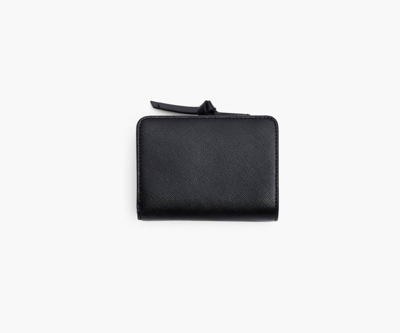 Marc Jacobs The Utility Snapshot Dtm Mini Compact Wallets Black | Australia_MJ10833