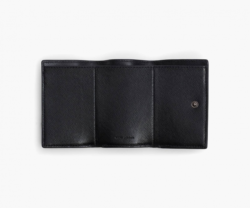 Marc Jacobs The Utility Snapshot Dtm Mini Trifold Wallets Black | Australia_MJ86269