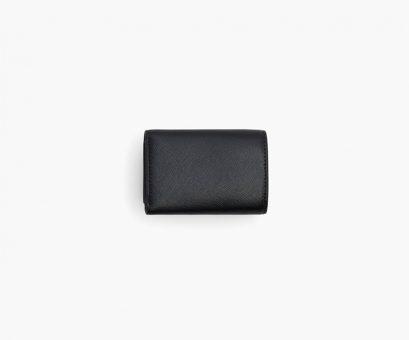 Marc Jacobs The Utility Snapshot Dtm Mini Trifold Wallets Black | Australia_MJ86269