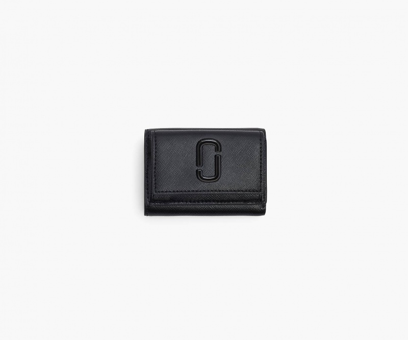 Marc Jacobs The Utility Snapshot Dtm Mini Trifold Wallets Black | Australia_MJ86269