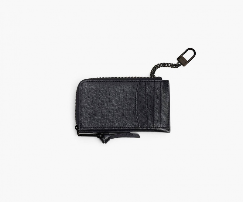 Marc Jacobs The Utility Snapshot Dtm Top Zip Wallets Black | Australia_MJ49508