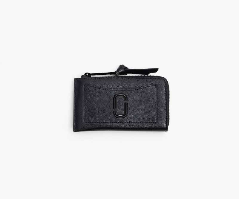 Marc Jacobs The Utility Snapshot Dtm Top Zip Wallets Black | Australia_MJ49508