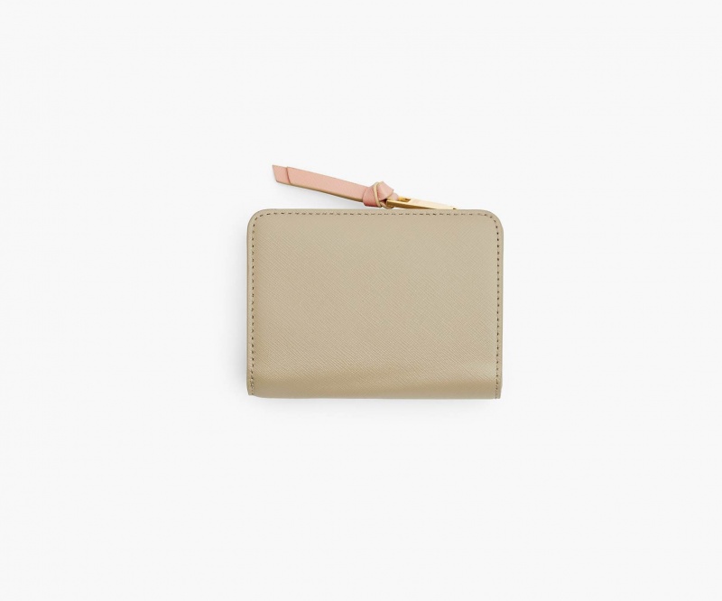 Marc Jacobs The Utility Snapshot Mini Compact Wallets Khaki Multicolor | Australia_MJ38327