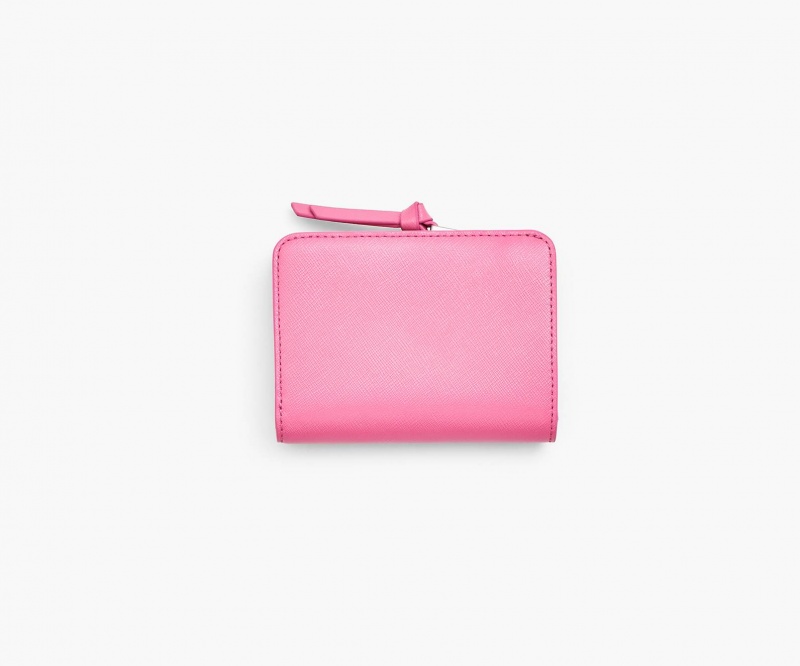 Marc Jacobs The Utility Snapshot Mini Compact Wallets Pink | Australia_MJ45893